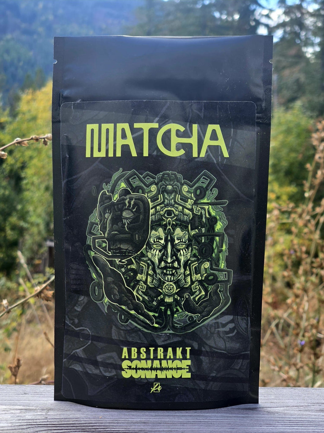 Abstrakt Matcha